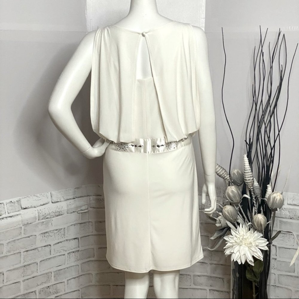 Ivory Bejewelled Jessica / Sears Midi Dress - Picture 5 of 12